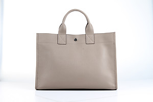 Hermes mens bag 40CM silvery grey silver hardware